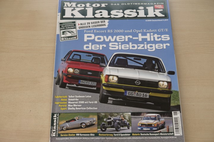Deckblatt Motor Klassik (06/2009)